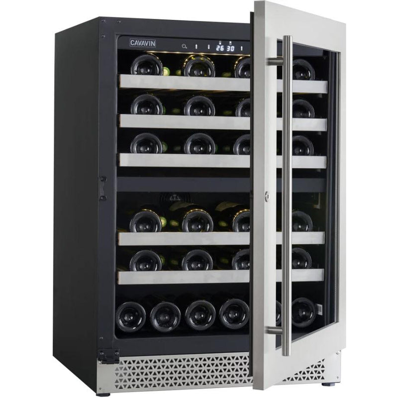 Cavavin 41-bottle Vinoa Collection Freestanding Wine Cellar with 2 Temperature Zones V-041WDZ IMAGE 4