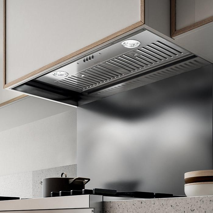 Elica 28-inch Techne Series Palermo Built-In Hood Insert EPR628S1 IMAGE 4