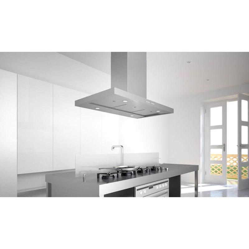 Faber 36-inch Bella Isola Series Island Hood BELAIS36SS600-B IMAGE 4