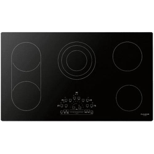 Fulgor Milano 36-inch Built-In Electric Cooktop with Slide Touch Controls F6RT36S2 IMAGE 1