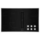 JennAir 36-inch Built-In Electric Cooktop with JX3™ Downdraft Ventilation JED3536GS IMAGE 1