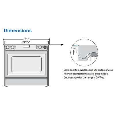 Samsung 30-inch Slide-In Induction Range NE58H9970WS/AC IMAGE 2