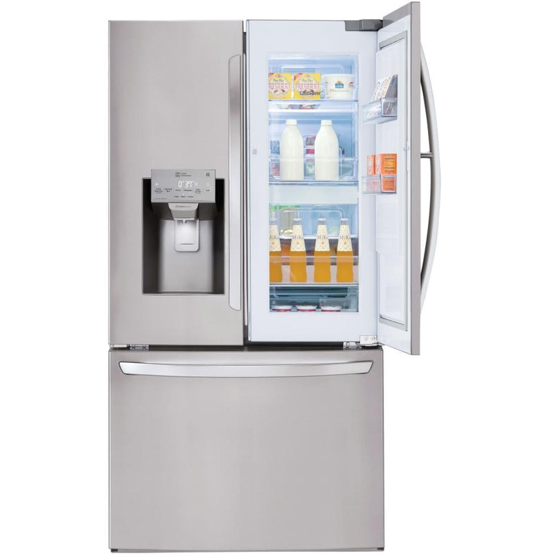  LG 36-inch, 27.7 cu.ft. Freestanding French 3-Door Refrigerator with SmartThinQ® Technology LFXS28566S IMAGE 5