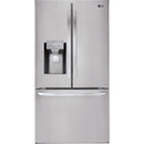  LG 36-inch, 27.9 cu.ft. Freestanding French 3-Door Refrigerator with Slim SpacePlus® Ice System LFXS28968S IMAGE 1