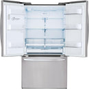  LG 36-inch, 27.9 cu.ft. Freestanding French 3-Door Refrigerator with Slim SpacePlus® Ice System LFXS28968S IMAGE 4