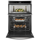  Whirlpool 30-inch, 6.4 cu. ft. Microwave and Oven Combination Wall Oven WOC75EC0HS IMAGE 3