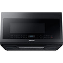  Samsung 30-inch, 2.1 cu.ft. Over-the-Range Microwave Oven with Ventilation System ME21M706BAG/AC IMAGE 7