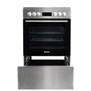 Blomberg 24-inch Freestanding Electric Range with True European Convection BERC24102SS IMAGE 4