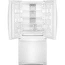  Whirlpool 30-inch, 19.68 cu.ft. Freestanding French 3-Door Refrigerator with FreshFlow™ Air Filter WRF560SFHW IMAGE 2