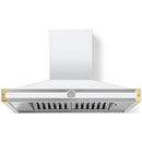 La Cornue 43-inch CornuFe Series Wall Mount Range Hood H1WF IMAGE 1