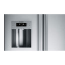  Bosch 36-inch, 25 cu.ft. Freestanding French 3-Door Refrigerator with Ice and Water Dispensing System B26FT50SNS IMAGE 3