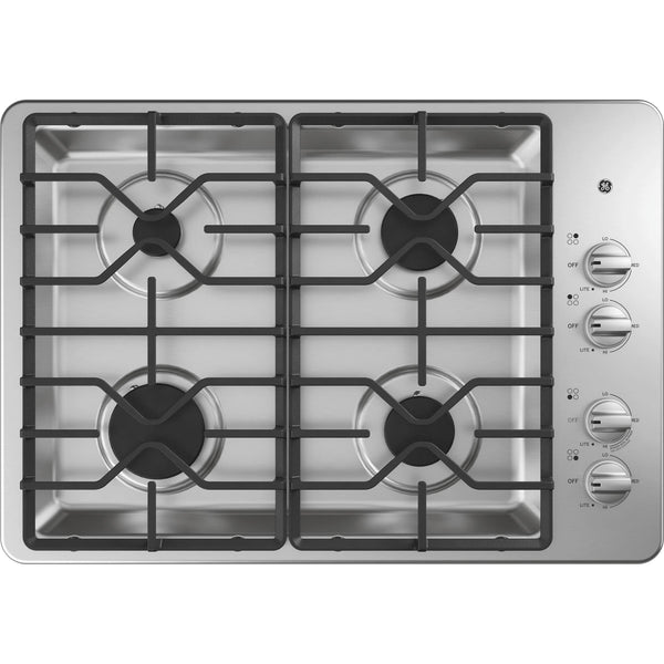 GE 30-inch Built-In Gas Cooktop JGP3030SLSS IMAGE 1