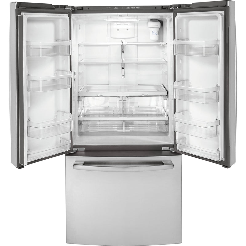 GE 33-inch, 18.6 cu. ft. Counter-Depth French-Door Refrigerator GWE19JSLSS IMAGE 2