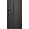  Couleur_Noir  -- Whirlpool 33 inch, 21.4 cu. ft. Side by Side Freestanding Refrigerator with Exterior Ice and Water Dispenser with EveryDrop™ Water Filtration IMAGE 1