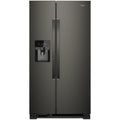  Couleur_Noir inoxydable  -- Whirlpool 36 inch, 24.5 cu. ft. Side by Side Freestanding Refrigerator with Exterior Ice and Water Dispenser with EveryDrop™ Water Filtration IMAGE 1