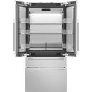 Signature Kitchen Suite 36-inch, 19.3 cu.ft. Built-in French 4-Door Refrigerator with Internal Water Dispenser SKSFD3604P IMAGE 2