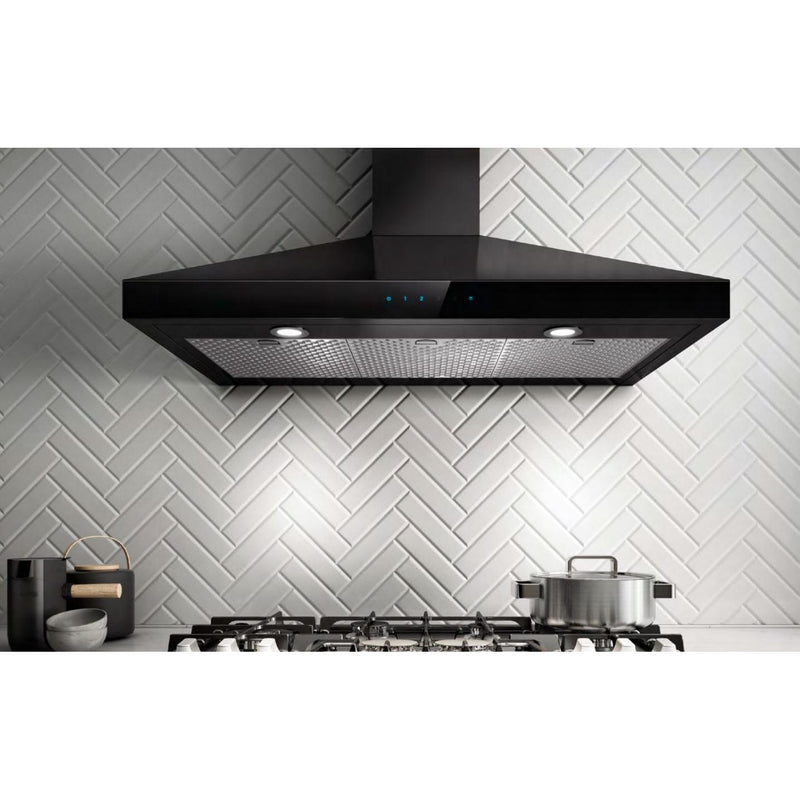 Elica 30-inch Varna Black Wall Mount Range Hood EVR630BL IMAGE 1