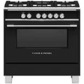  Couleur_Noir  -- Fisher & Paykel 36 inch Freestanding Gas Range with AeroTech™ Technology IMAGE 1