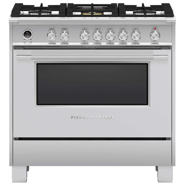 Fisher & Paykel 36-inch Freestanding Dual-Fuel Range with Aero Pastry™ OR36SCG6X1 IMAGE 1