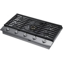 Couleur_Acier inoxydable -- Samsung 36 inch Built in Gas Cooktop with Wi Fi and Bluetooth Connected IMAGE 3