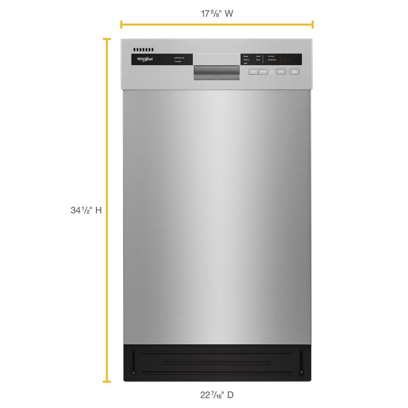 Whirlpool 18-inch Built-in Dishwasher with Stainless Steel Tub WDF518SAHM FINAL SALE - OPEN BOX IMAGE 2