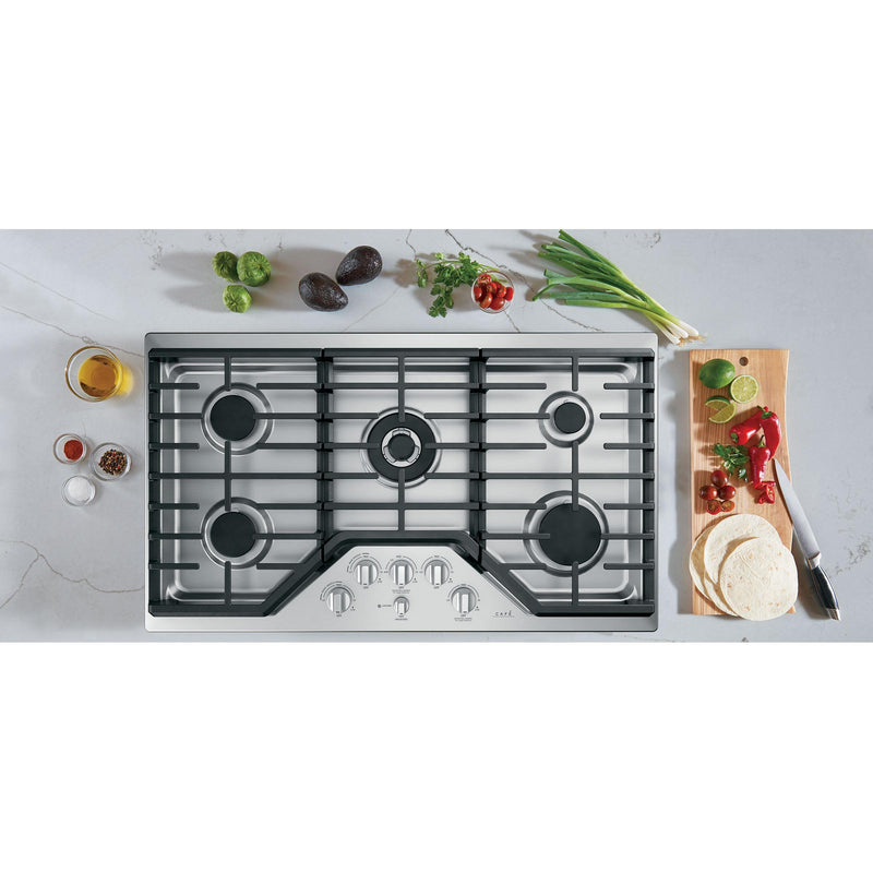 Café 36-inch Built-In Gas Cooktop CGP95362MS1 IMAGE 3