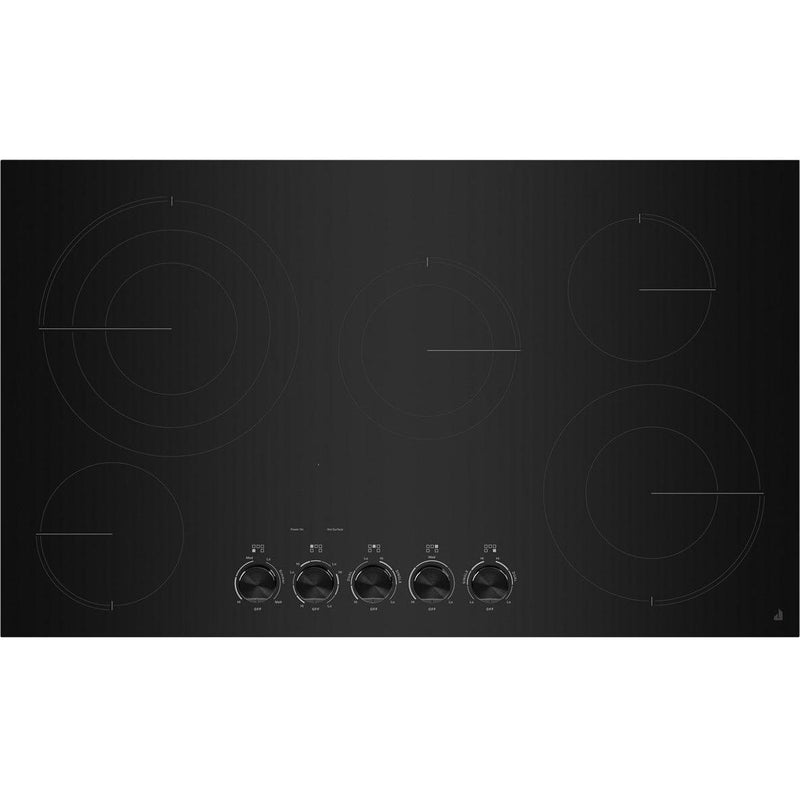 JennAir 36-inch Built-in Electric Cooktop with Dual-Choice™ Element JEC3536HB IMAGE 1