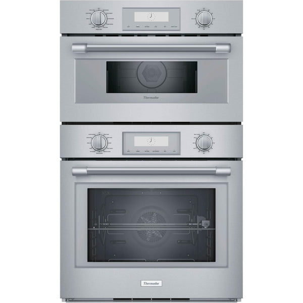 Thermador 30-inch, 6.1 cu.ft. Built-in Combination Wall Oven with Speed Oven PODMC301W IMAGE 1