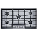 Thermador 36-inch Built-in Gas Cooktop with Patented Star® Burners SGSXP365TS IMAGE 1