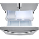  LG 36-inch, 23 cu.ft. Counter-Depth French 3-Door Refrigerator with SmartDiagnosis® System LFCC22426S IMAGE 4