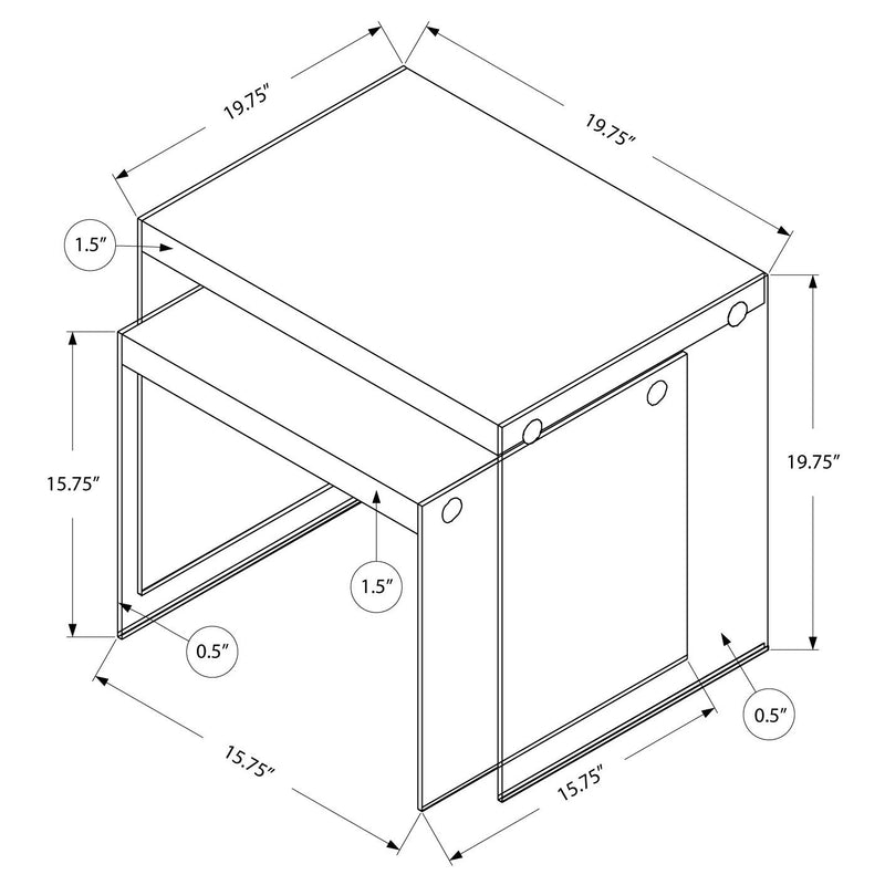 Germain Larivière Occasional Tables Nesting Tables 270880 IMAGE 3