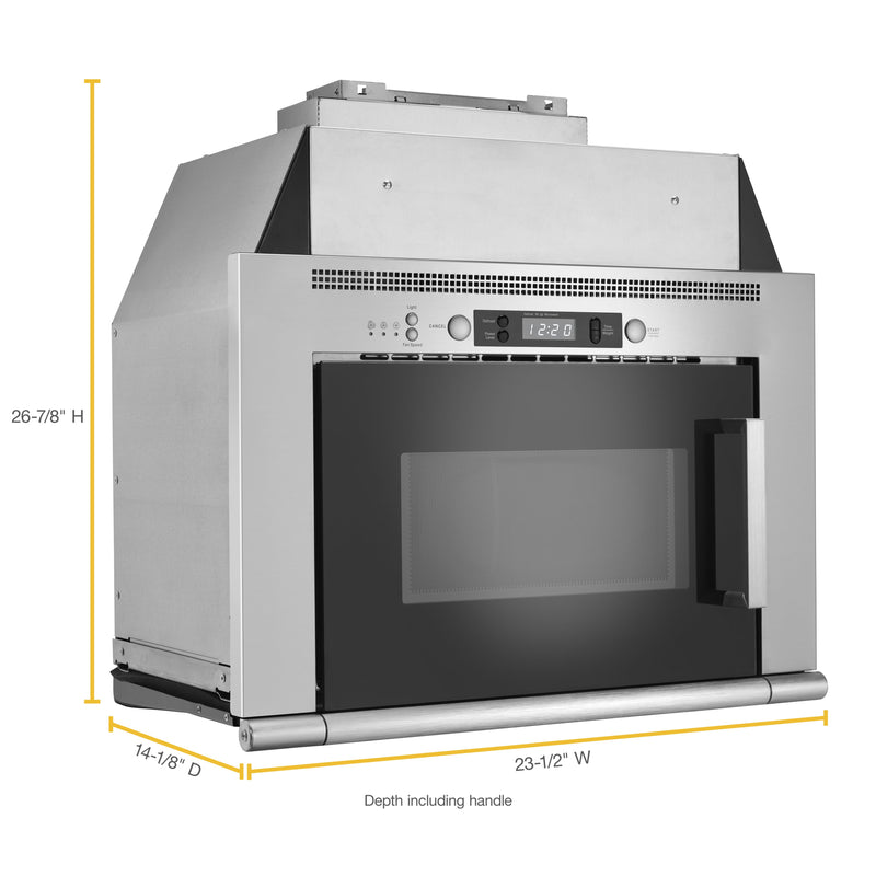 Whirlpool 24-inch, 0.8 cu.ft. Over-the-Range Microwave Hood Combination UMH50008HS FINAL SALE - OPEN BOX IMAGE 3