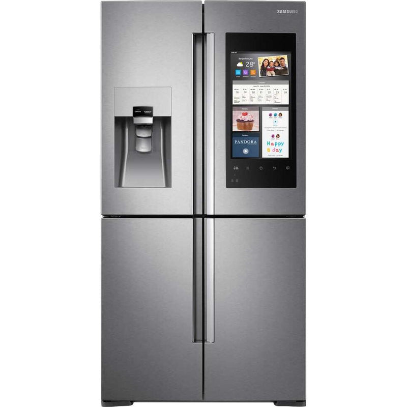  Samsung 36-inch, 22 cu.ft. Counter-Depth French 4-Door Refrigerator with  Family Hub™ RF22M9581SR/AC IMAGE 6