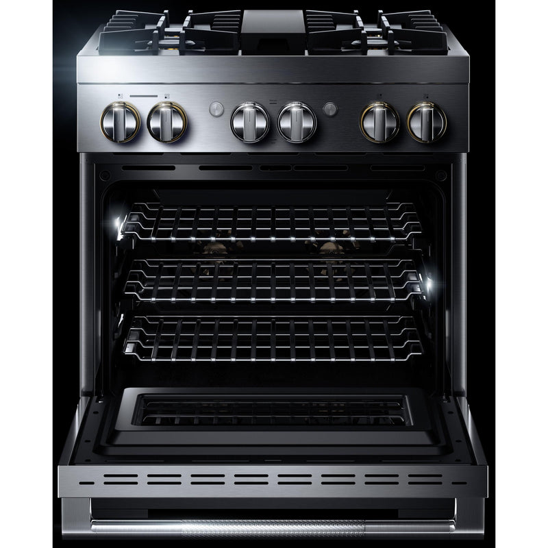 JennAir 30-inch Freestanding Dua-Fuel Range with JennAir® Culinary Center JDRP430HL IMAGE 2