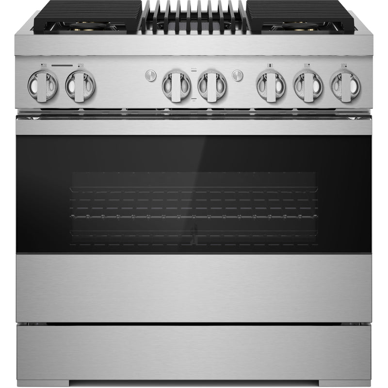 JennAir 36-inch Freestanding Dua-Fuel Range with JennAir® Culinary Center JDRP636HM IMAGE 1