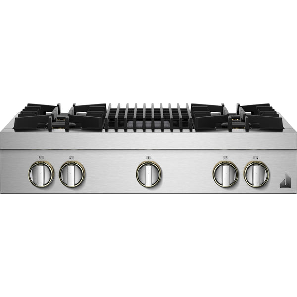 JennAir 36-inch Gas Rangetop with Grill JGCP636HL IMAGE 1