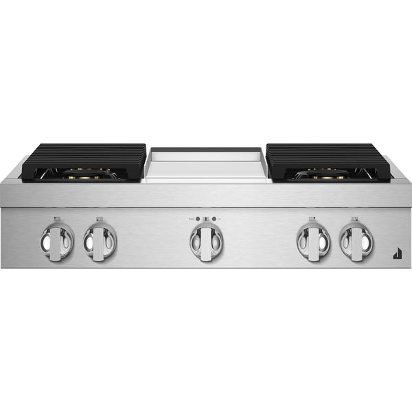 JennAir 36-inch Gas Rangetop with Griddle JGCP536HM IMAGE 1