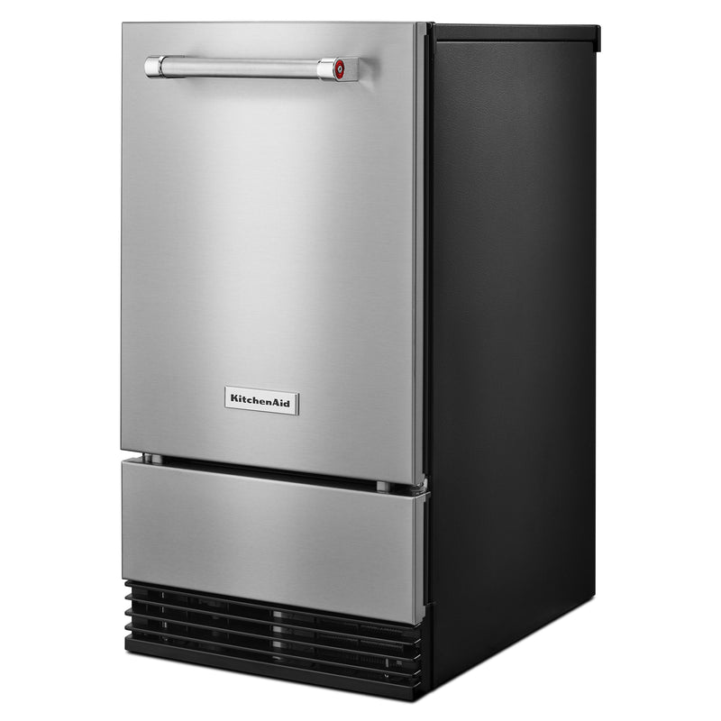 KitchenAid 18-inch Outdoor Automatic Ice Maker KUIO338HSS IMAGE 2