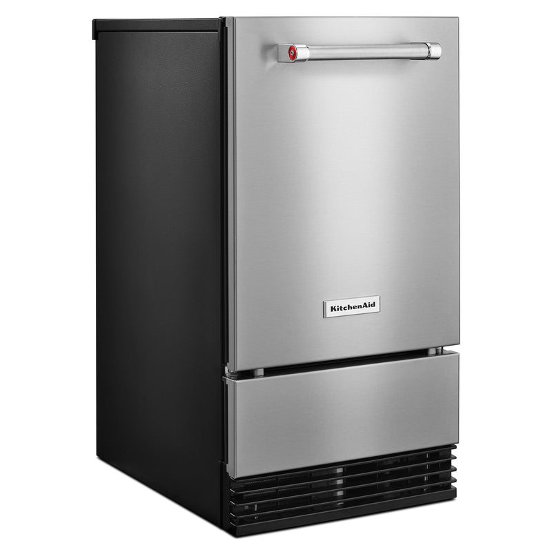 KitchenAid 18-inch Outdoor Automatic Ice Maker KUIO338HSS IMAGE 3