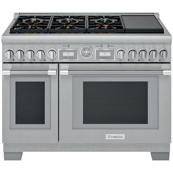 Thermador 48-inch Freestanding Dual-Fuel Range with ExtraLow® Burners PRD486WIGC IMAGE 1