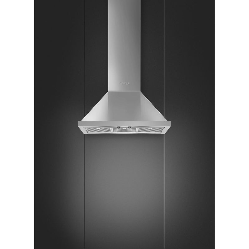 Smeg 30-inch Portofino Aesthetic Wall Mount Range Hood KPF30UX IMAGE 2