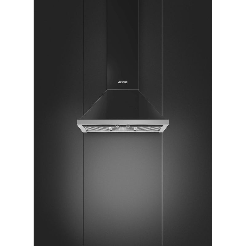 Smeg 30-inch Portofino Aesthetic Wall Mount Range Hood KPF30UAN IMAGE 2