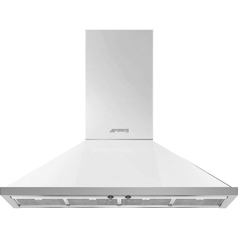 Smeg 48-inch Portofino Aesthetic Wall Mount Range Hood KPF48UWH IMAGE 1