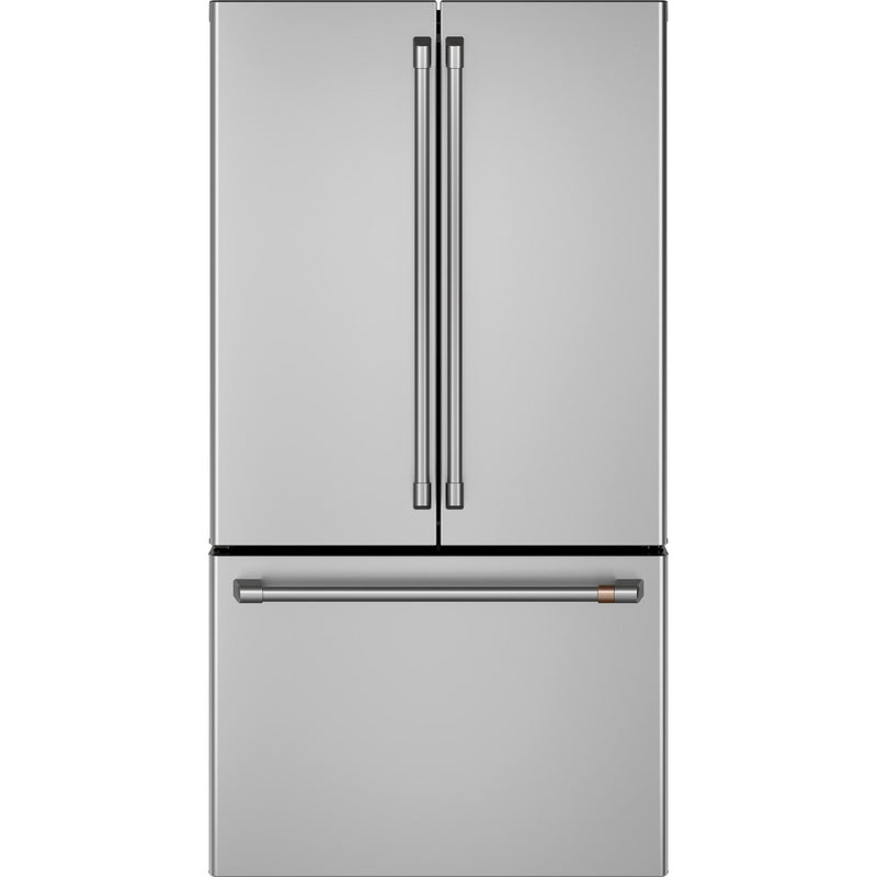 Café 36-inch, 23.1 cu.ft. Counter-Depth French 3-Door Refrigerator with WiFi Connect CWE23SP2MS1 IMAGE 1