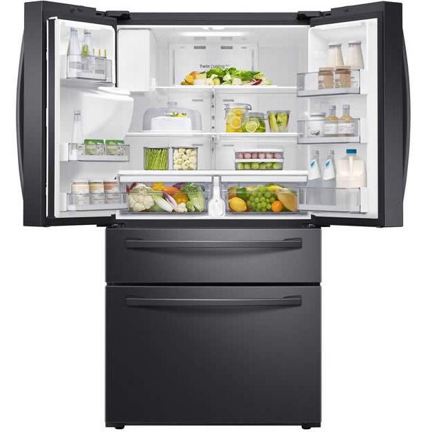 Samsung 36-inch, 28 cu.ft. Freestanding French 4-Door Refrigerator RF28R7201SG/AA IMAGE 2