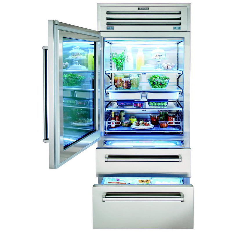 Sub-Zero 36-inch, 22.7 cu.ft. Built-in Bottom-Freezer Refrigerator with Interior Ice Maker PRO3650G-LH IMAGE 5