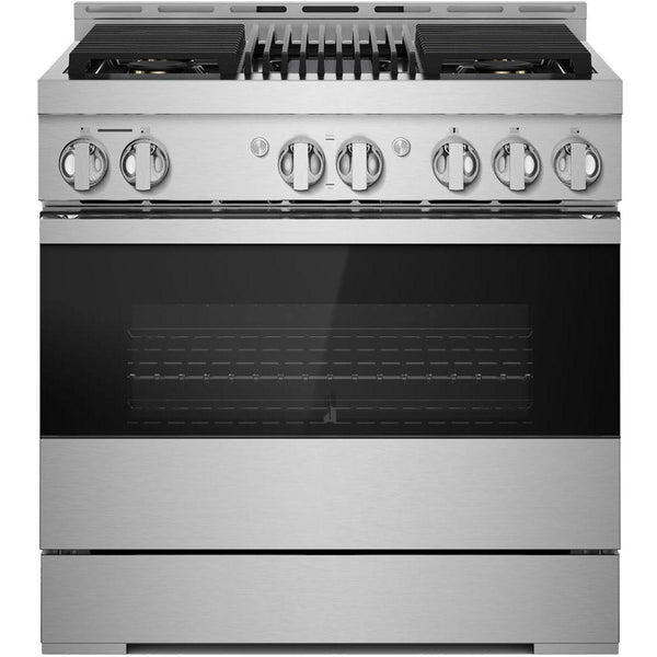 JennAir 36-inch Freestanding Gas Range with JennAir® Culinary Center JGRP636HM IMAGE 1