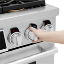  Signature Kitchen Suite 36-inch Freestanding Gas Range with Wi-Fi Connectivity SKSGR360GS IMAGE 12