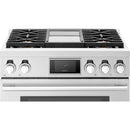  Signature Kitchen Suite 36-inch Freestanding Gas Range with Wi-Fi Connectivity SKSGR360GS IMAGE 8