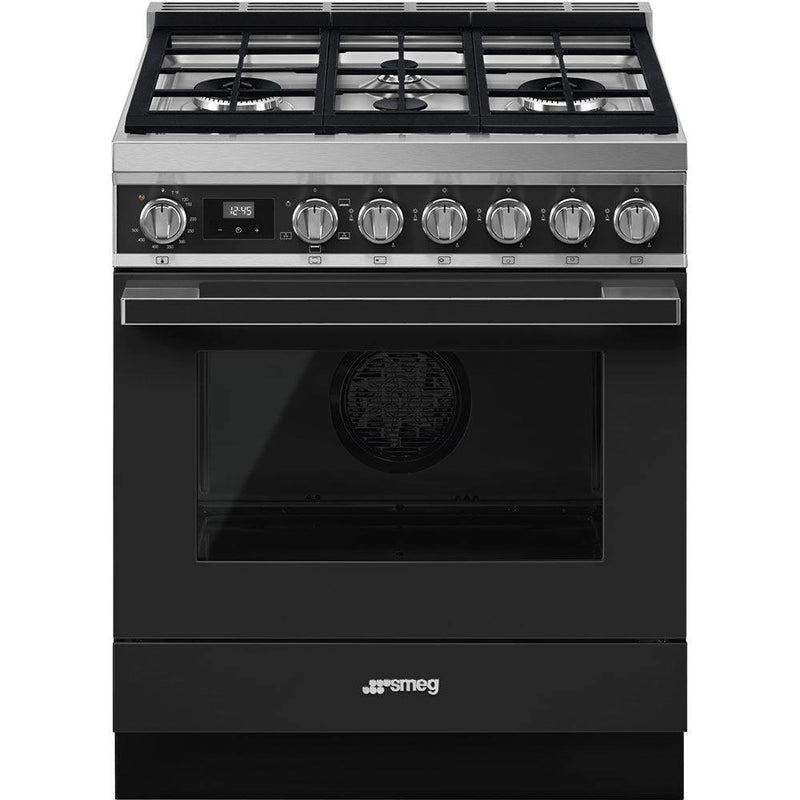 Smeg 30-inch Freestanding Gas Range with CPF30UGGAN IMAGE 1